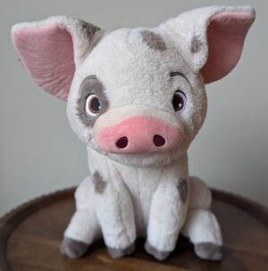 Disney Store Sitting Pua the Pig Soft Plush Moana Stuffed Animal
